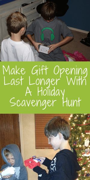 Holiday Scavenger Hunt for Christmas Gifts