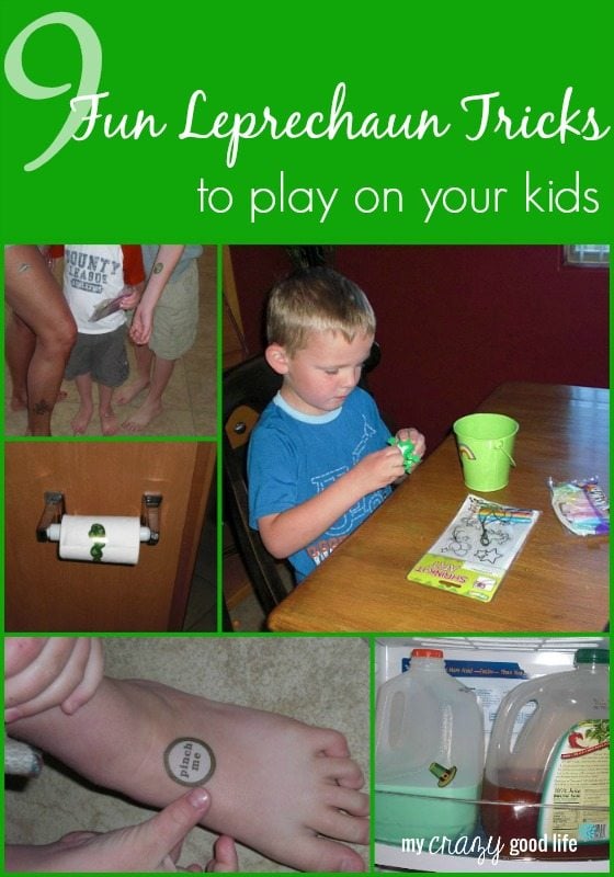 Though the leprechaun is a newer visitor, we are embracing him and having a ball with St. Patrick's Day! Here are some fun Leprechaun tricks to play on your kids.