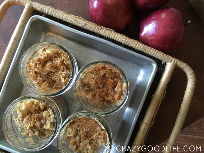 Apple Crisp in a Jar