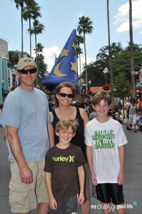 Family pic at Hollywood Studios