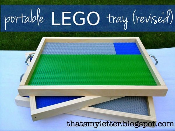 Portable LEGO Tray
