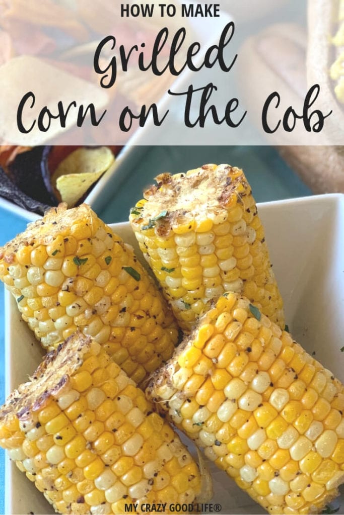 We love making grilled corn on the cob and have perfected our very easy recipe. It's an easy BBQ side dish and so kid friendly! We make corn on the cob as a side dish for a variety of meals–during the summer and winter. 
