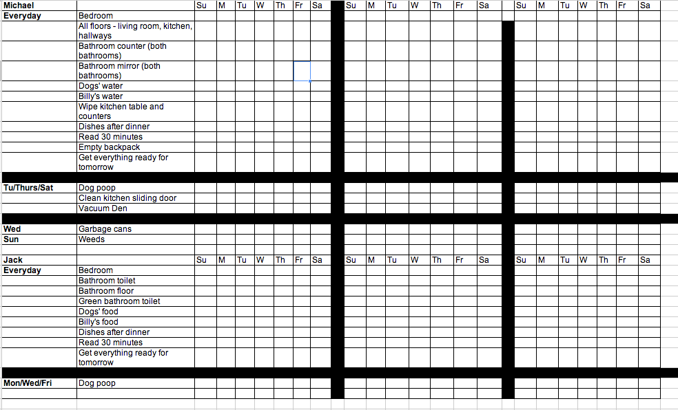 Chore Chart