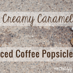 Too hot for coffee? These delicious caramel iced coffee popsicles are the perfect summer treat!