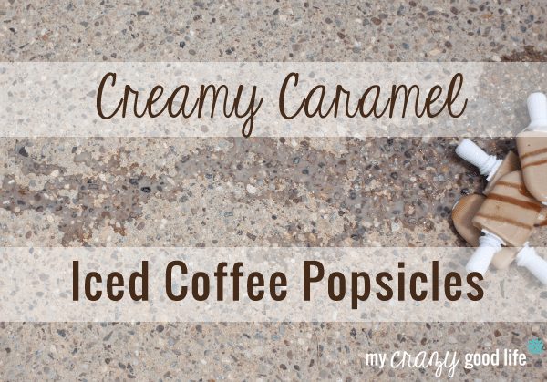 Too hot for coffee? These delicious caramel iced coffee popsicles are the perfect summer treat!