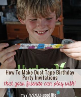 How To Make Duct Tape Party Invitations