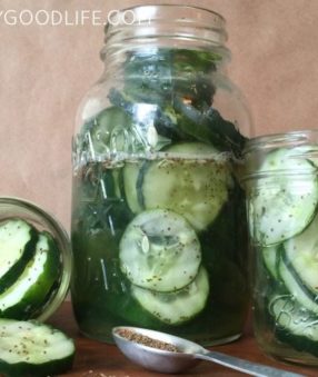 Easy and Sweet Refrigerator Pickles