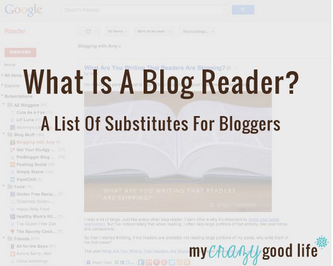 List of blog readers