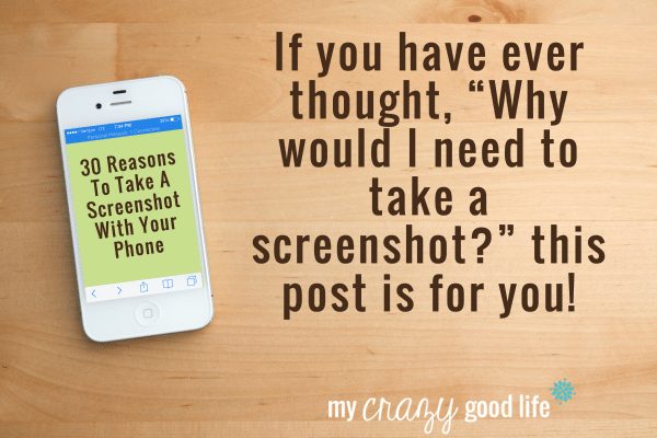 30 Reasons To Take A Screenshot