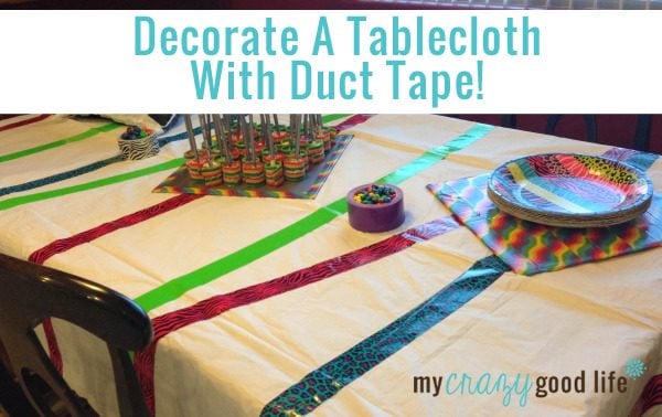 Duct Tape Party Tablecloth