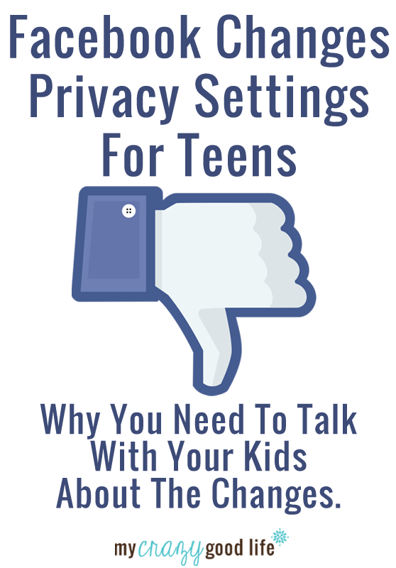 Facebook Privacy Settings For Teens & Quick Reference Chart For Privacy Settings