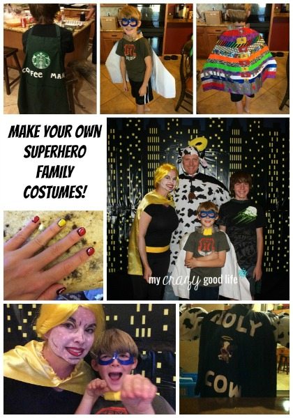 Family Halloween Costumes: Make Your Own SuperHero