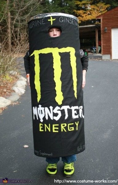 DIY Tween Boy Costume - Monster Energy Costume