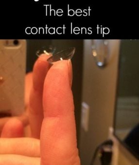Life Hack: The best contact lens tip