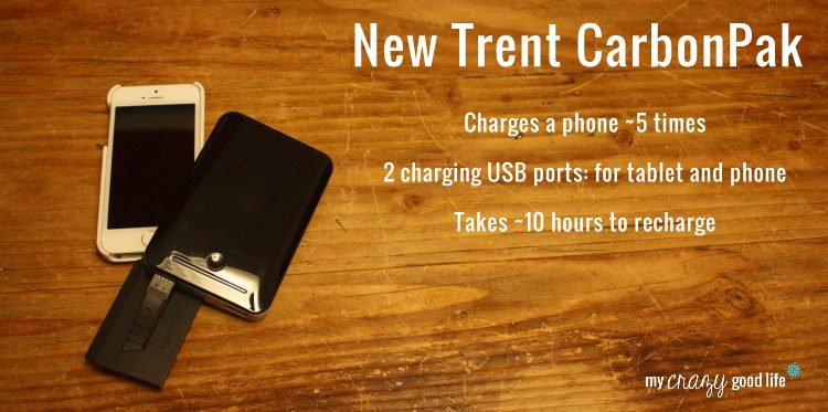 New Trent CarbonPak portable charger