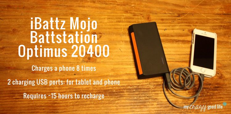 iBattz Mojo Battstation Optimus portable battery charger