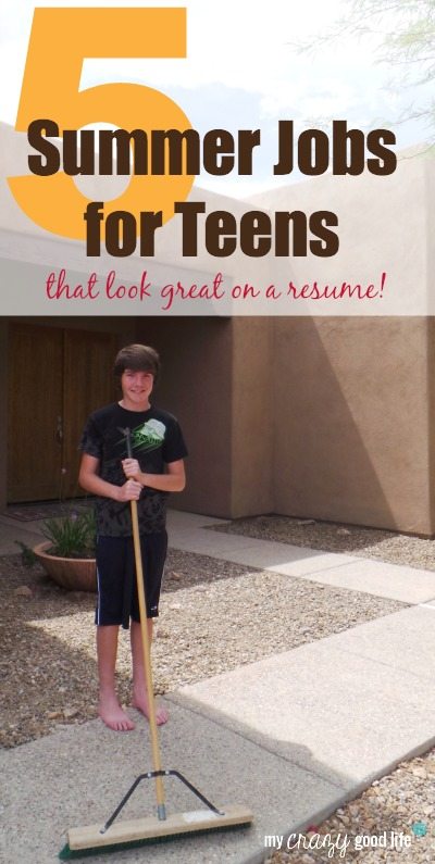 5 Summer Jobs for Teens (That look great on a resume!)