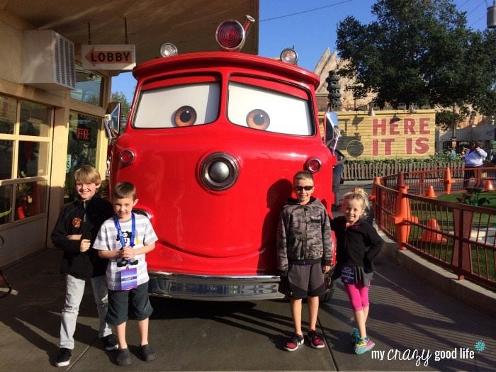 Red the Fire Truck in Cars Land