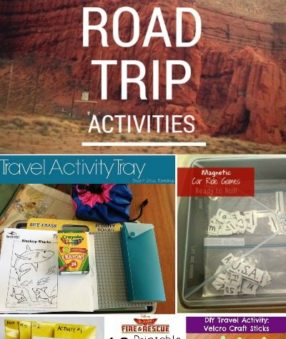 Although going on a road trip can be a great way to get some quality family time, it can also get a little boring after the first few miles. Here are a few activities and games you can use for smooth sailing on your next road trip | Road Trip Activities to keep your little ones busy!