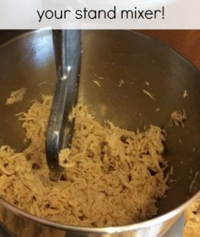 How to shred chicken in your stand mixer