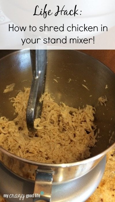 How to Shred Chicken in a Stand Mixer