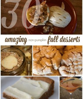 30 Fall Desserts (that aren't pumpkin!)