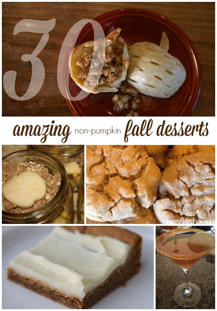 30 Fall Desserts (that aren't pumpkin!)