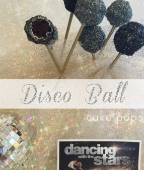 Disco Ball Cake Pops for a #DWTS party!