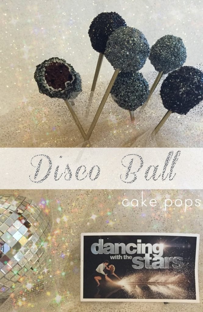 Disco Ball Cake Pops for a #DWTS party!