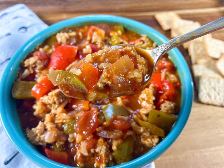 Healthy Stuffed Pepper Soup