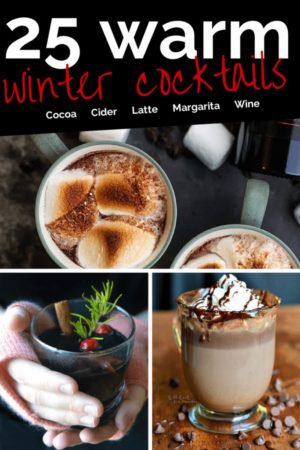 These warm winter drinks with alcohol are the perfect thing to warm you up! Warm cocktail recipes are just what you need this winter.