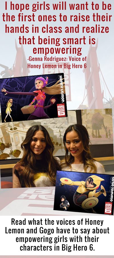 Big Hero 6 voices Gogo and Honey Lemon talk about empowering girls