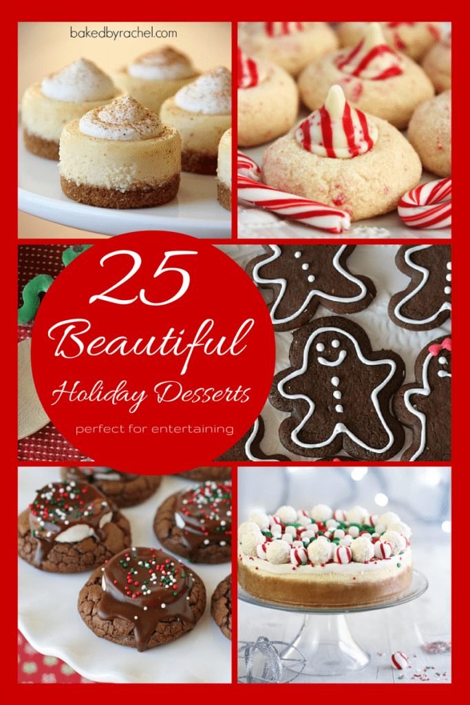 20+ Beautiful Holiday Desserts