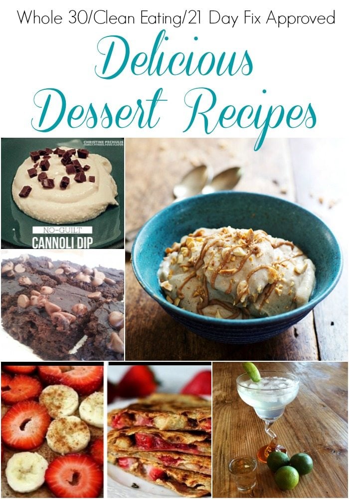 Clean Eating 21 Day Fix Dessert Recipes