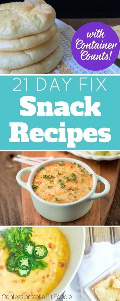 These 21 Day Fix snack recipes will satisfy your craving–whatever it is! Here's a collection of sweet and savory snacks for the 21 Day Fix.