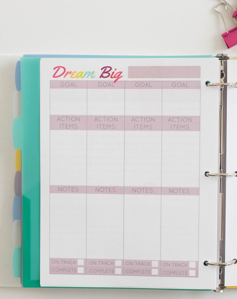 There are so many calendars and planners for sale out there that *almost* meet the needs of bloggers. Printable blog planners are great because you can copy them at home or have them bound at the print shop. Using a blog planner to keep you organized is much easier when you can control will the planner includes!Â 