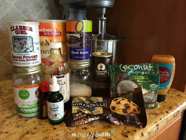 Coconut Brownie Ingredients
