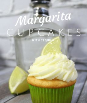 Margarita Cupcakes with Tequila