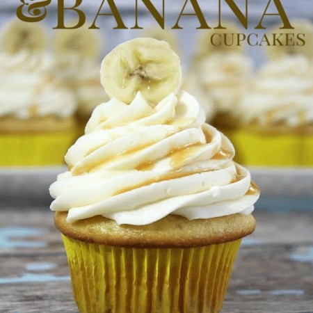 Salted Caramel & Banana Cupcake Recipe