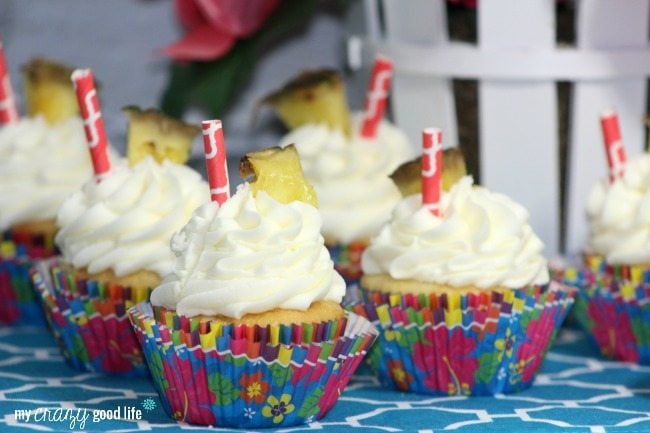 Pineapple Dole Whip Cupcake Recipe