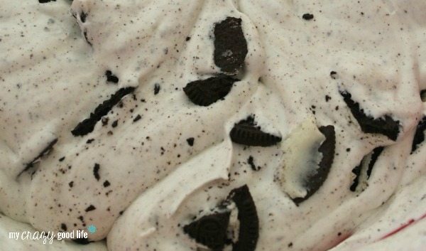 Oreo Fudge Swirl No churn Ice Cream recipe