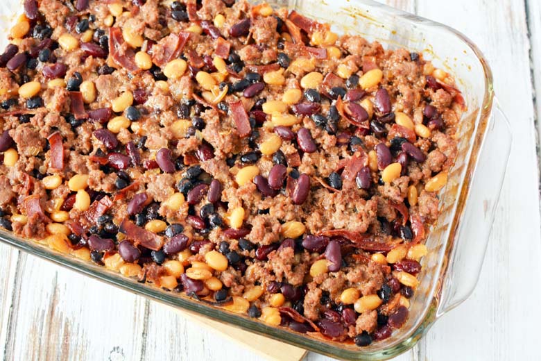 Healthy Baked Beans With Ground Turkey