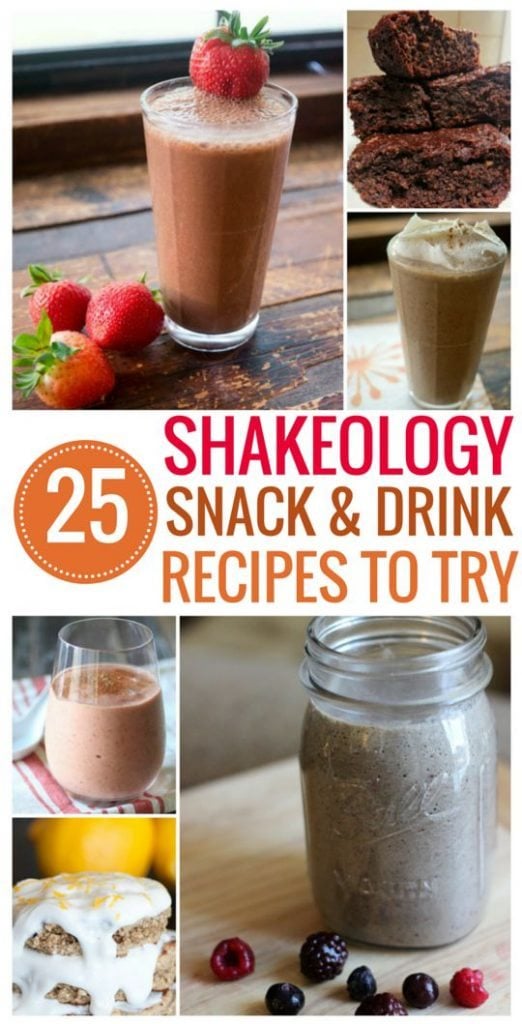 Delicious & Nutritious Shakeology Snack and Drink Recipes
