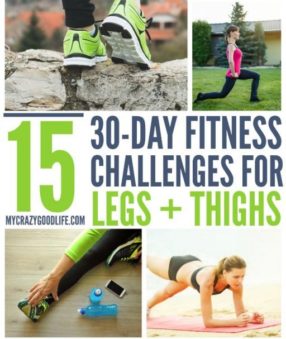 This list of options for a 30 day squat challenge can totally tone your legs and thighs! 30 day challenges are great for staying motivated and building muscle.