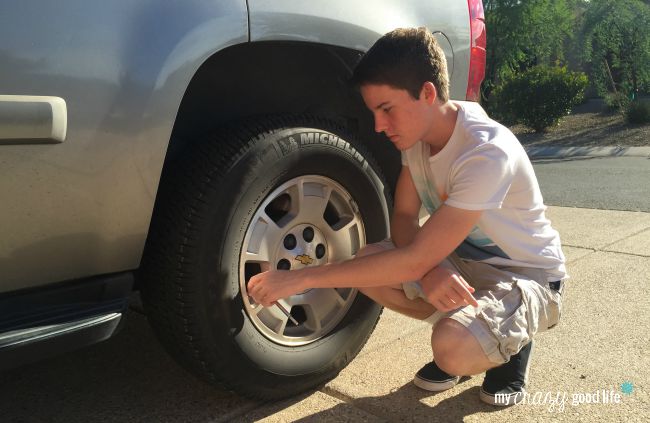 tips for beginner drivers - tire pressure