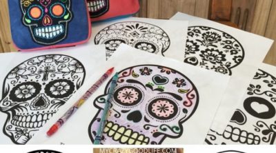 Day of the Dead coloring pages and story