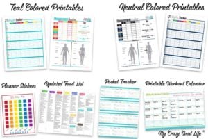 Free 21 Day Fix Printables : My Crazy Good Life