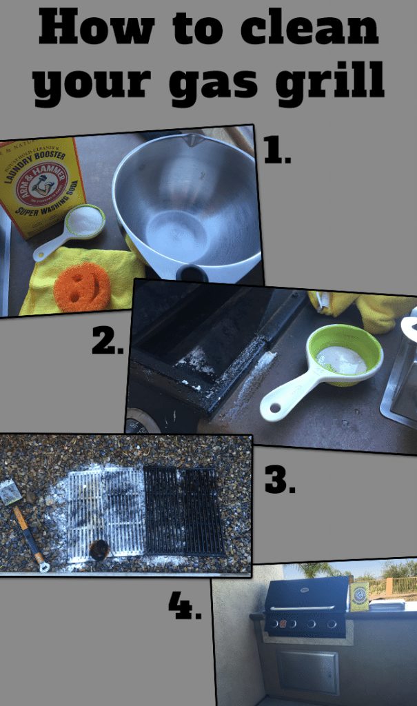 Wondering how to clean gas grill grates? I found the answer: Arm & Hammer Super Washing Soda does the trick! Come see how I tackled it.