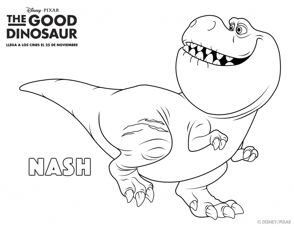 Download The Good Dinosaur Coloring Pages #GoodDino