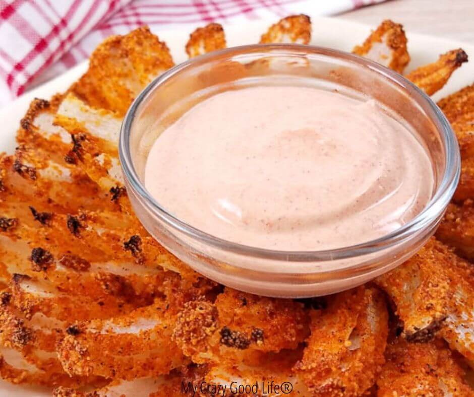 baked blooming onion recipe ready to eat